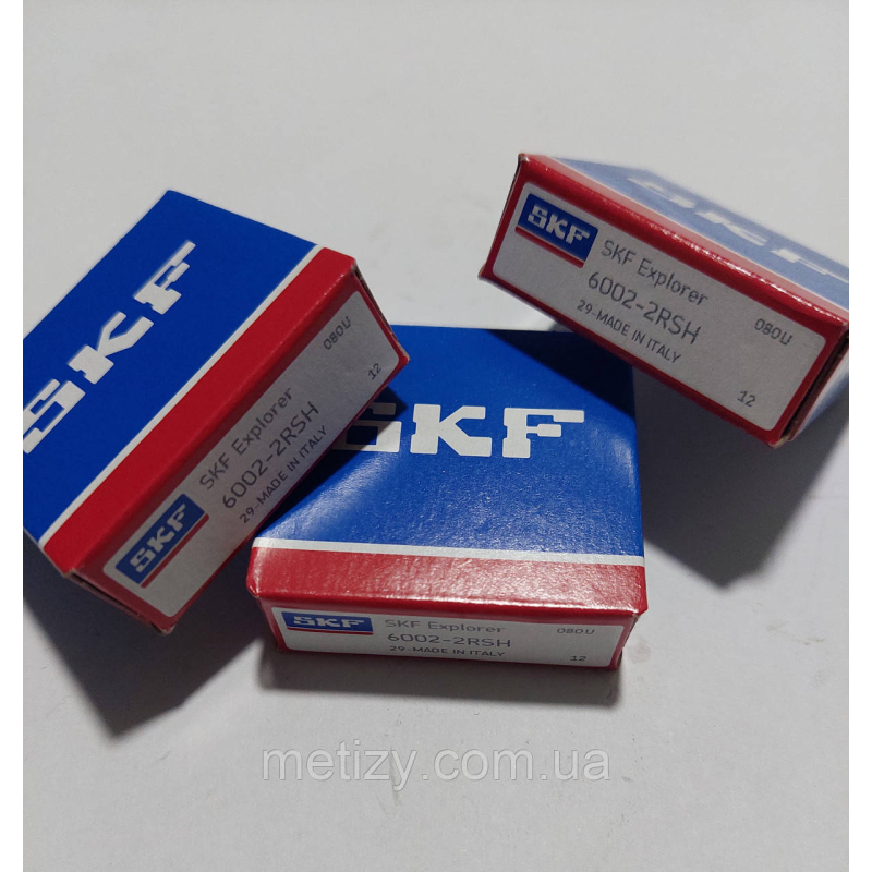 Підшипник 6002-2RS (180102) 15x32x9 SKF Підшипник 6002-2RS (180102) 15x32x9 SKF